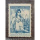 ARGENTINA 1946 GJ 928c ESTAMPILLA NUEVA MINT CON VARIEDAD CATALOGADA U$ 15